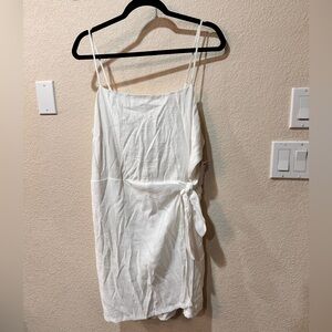 Nine West, short white dress, size XXL